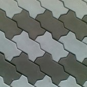 Тротуарная плитка фигурная