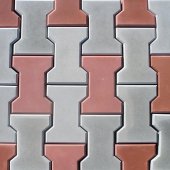 Тротуарная плитка фигурная