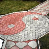 Тротуарная плитка фигурная