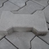 Тротуарная плитка фигурная