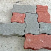 Тротуарная плитка фигурная