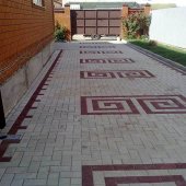 Тротуарная плитка прямоугольная