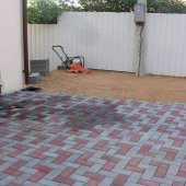 Укладка тротуарной плитки