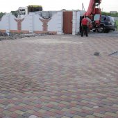 Укладка тротуарной плитки